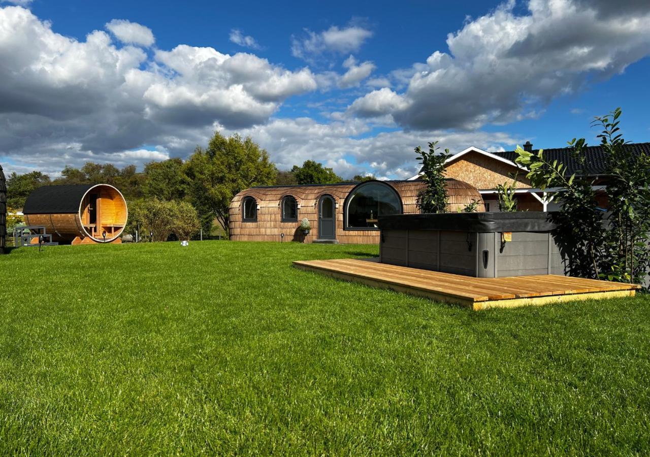 Tirolian Lodge North, Whirlpool, Sauna, Lagerfeuer Bundorf 외부 사진